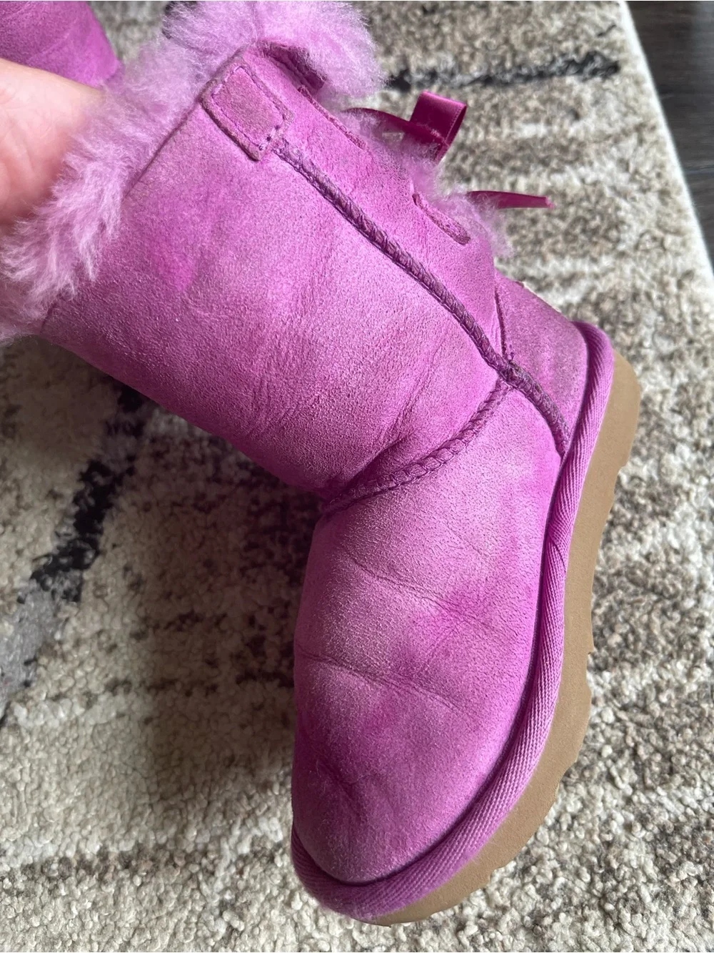 Ugg Boots kids Bailey bow boots size 10